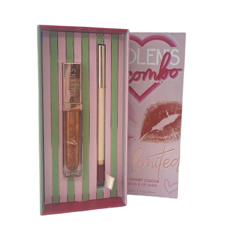 MADLEN'S LIP COMBO DUBAI SUNSET COLOUR КОМБО ДЛЯ ГУБ 